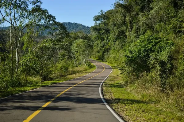 photo de route à l'ile maurice