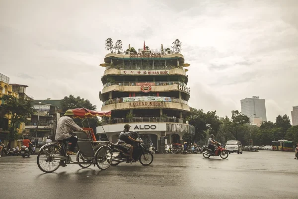 photo hanoi route scooter